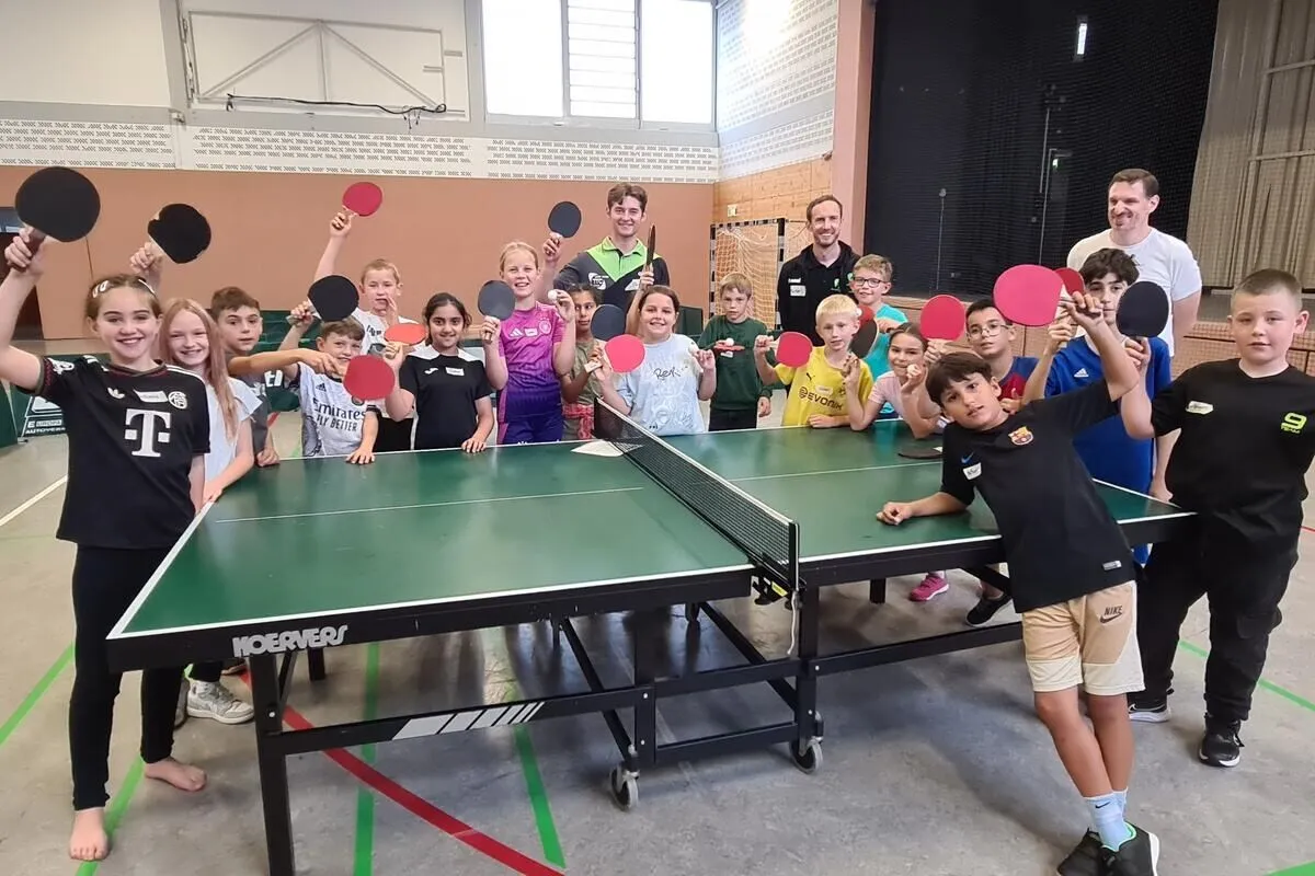 Tischtennis-AG und Aktionstag an der Marienschule Bad Hönningen