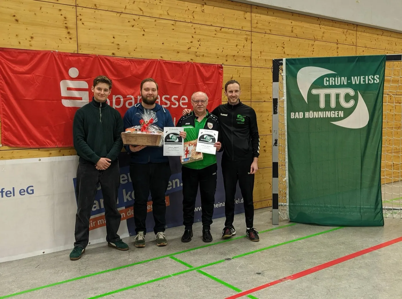 Sieger der 12. Tischtennis-Stadtmeisterschaft