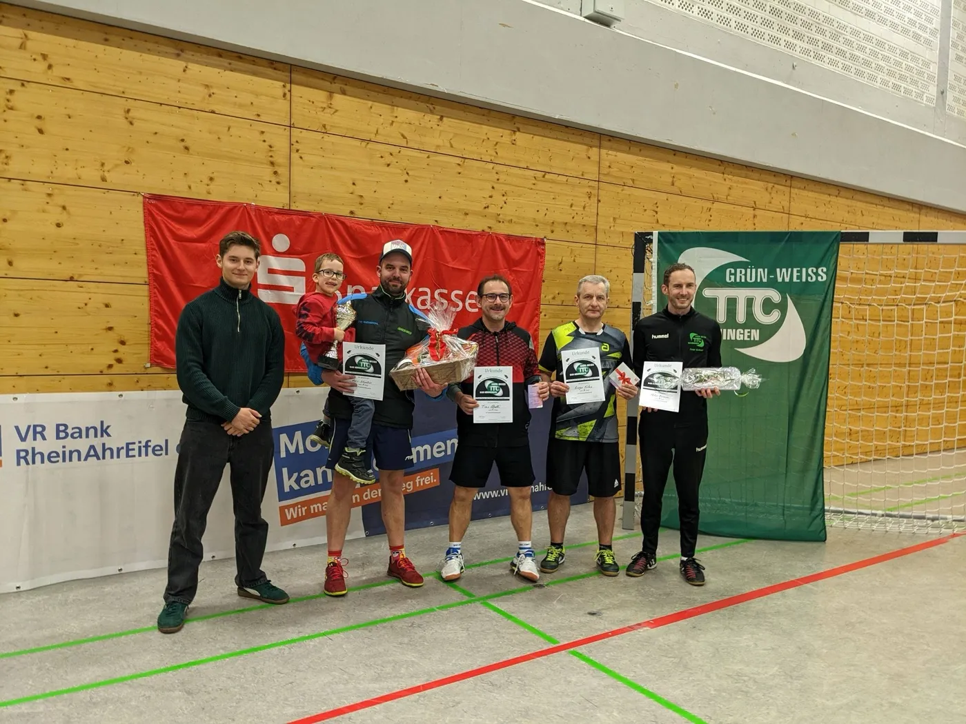 Teilnehmer der 12. Tischtennis-Stadtmeisterschaft